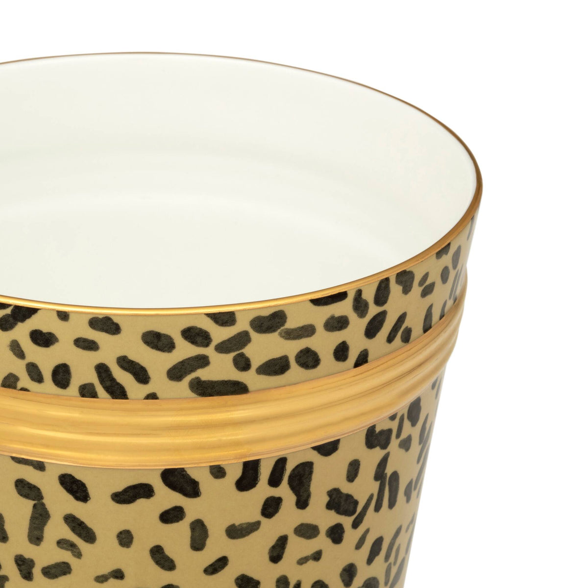 Halcyon Days Leopard Print Cachepot Vase, alternate view