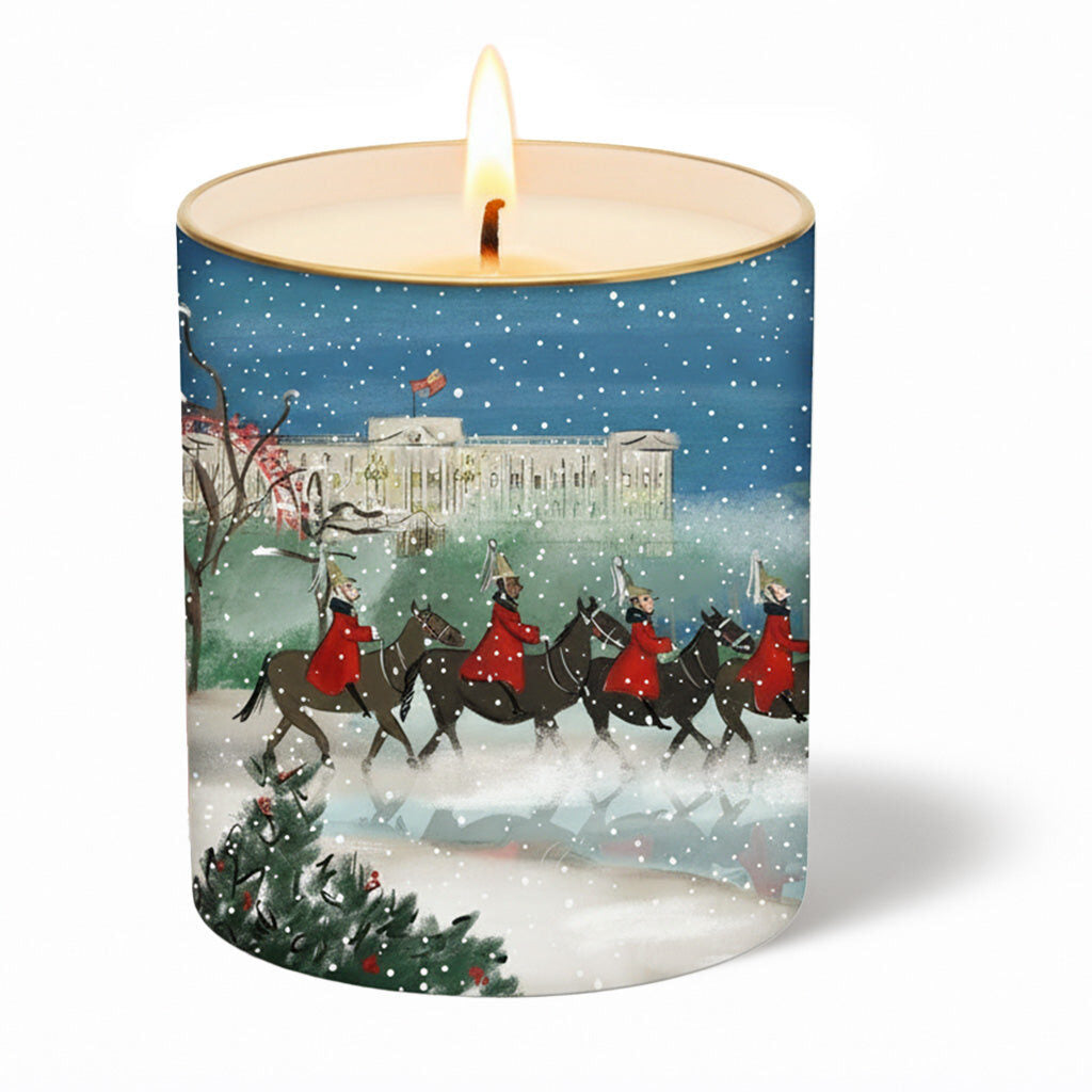 Halcyon Days Life Guards in the Snow Candle - Sandalwood & Vetiver