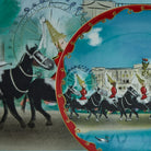 Halcyon Days Life Guards on Parade 10" Coupe Plate, alternate view