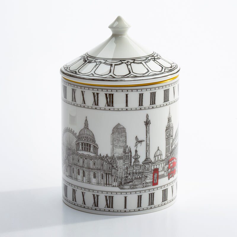 Halcyon Days London Icons Lidded Fine Bone China Candle – Hyacinth, alternate view