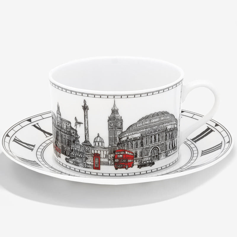 Halcyon Days London Icons Teacup & Saucer Tea Set