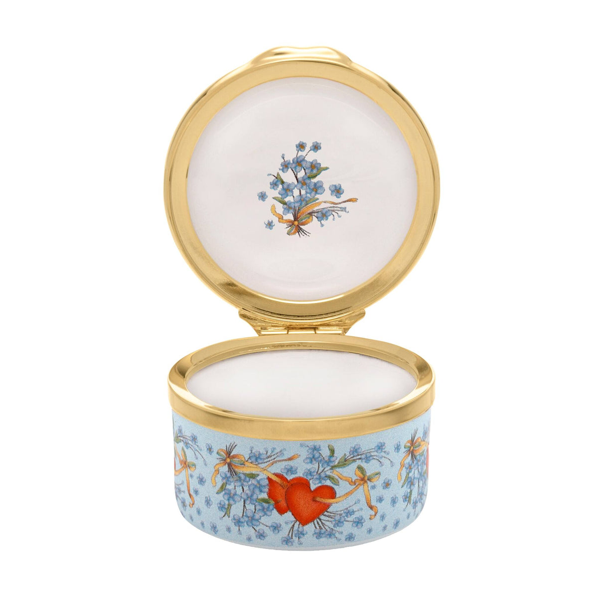 Halcyon Days "Loving You Always" Enamel Box - Personalised, alternate view
