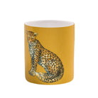 Halcyon Days Magnificent Wildlife Leopard - Pen Pot in Gold Pencil Holders & Pen Holder