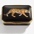 Halcyon Days Magnificent Wildlife Tiger - Enamel Box, alternate view