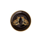 Halcyon Days Magnificent Wildlife Twin Leopard - Coaster in Black
