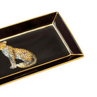 Halcyon Days Magnificent Wildlife Twin Leopards - Pen Tray in Black, alternate view