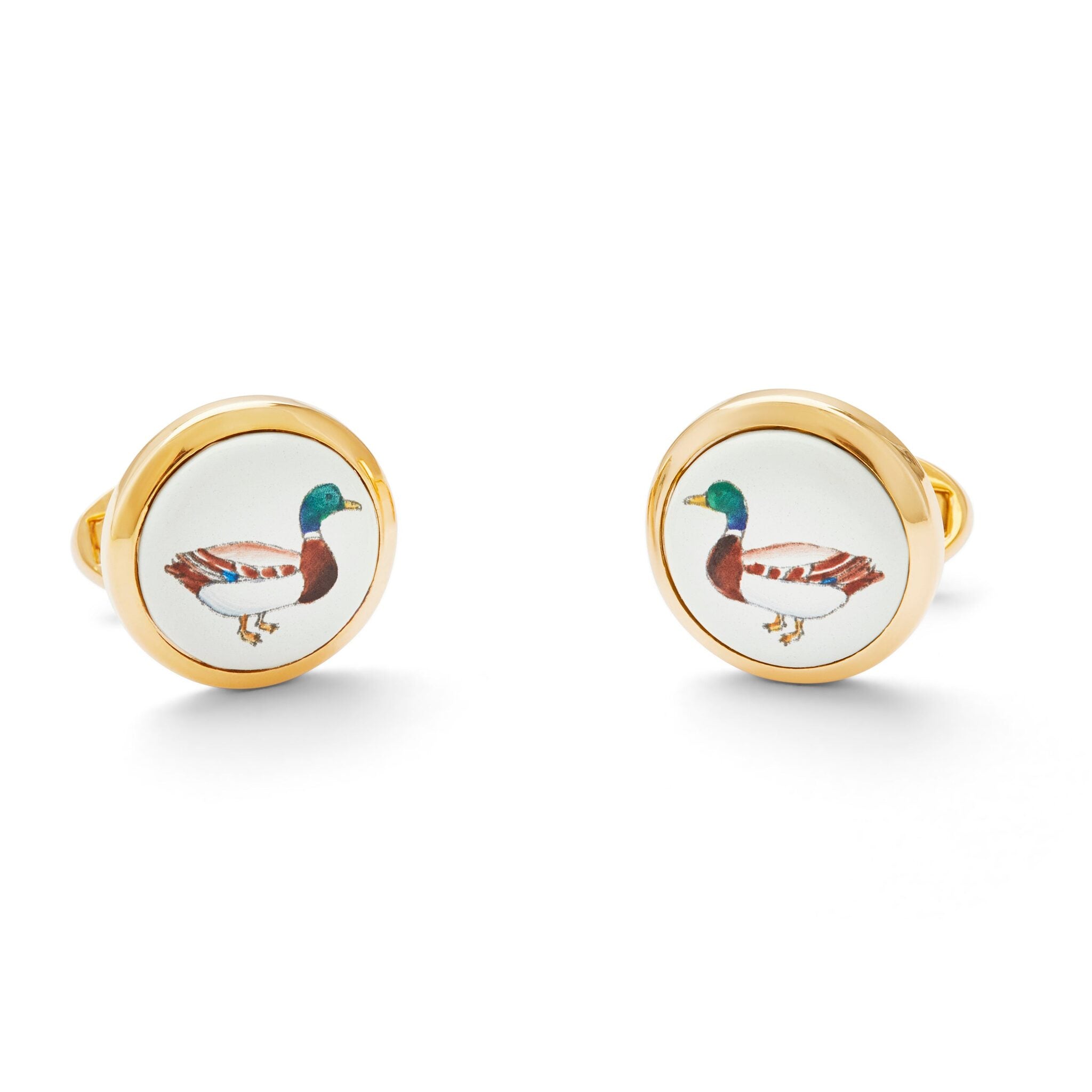 Halcyon Days Mallard Cufflinks