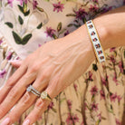 Halcyon Days Marching Down the Mall Enamel Bangle, alternate view