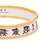 Halcyon Days Marching Down the Mall Enamel Bangle, alternate view