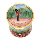 Halcyon Days Marching Down the Mall Tall Enamel Box