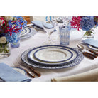 Halcyon Days Marguerite Basket Weave Blue 10" Plate, alternate view
