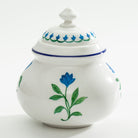 Halcyon Days Marguerite Blue Sugar Bowl