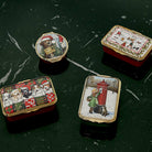 Halcyon Days Merry Christmas Puppy Enamel Box, alternate view