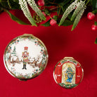 Halcyon Days Nutcracker Drummer in the Snow - Enamel Box, view 2