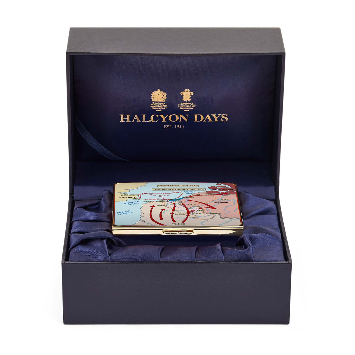 Halcyon Days Operation Dynamo - 85th Anniversary of the Battle of Dunkirk Enamel Box, alternate view
