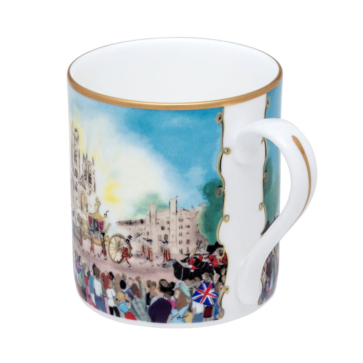 Halcyon Days Pageantry At Westminster Abbey Mug, alternate view