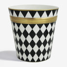 Halcyon Days Parterre Black - Fine Bone China Cachepot Hyacinth Scented Candle