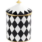 Halcyon Days Parterre Black Lidded Candle Jasmine