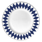Halcyon Days Parterre Midnight - Fine Bone China Charger Plate