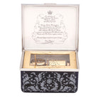 Halcyon Days Platinum Jubilee Royal Residences Musical Box, alternate view