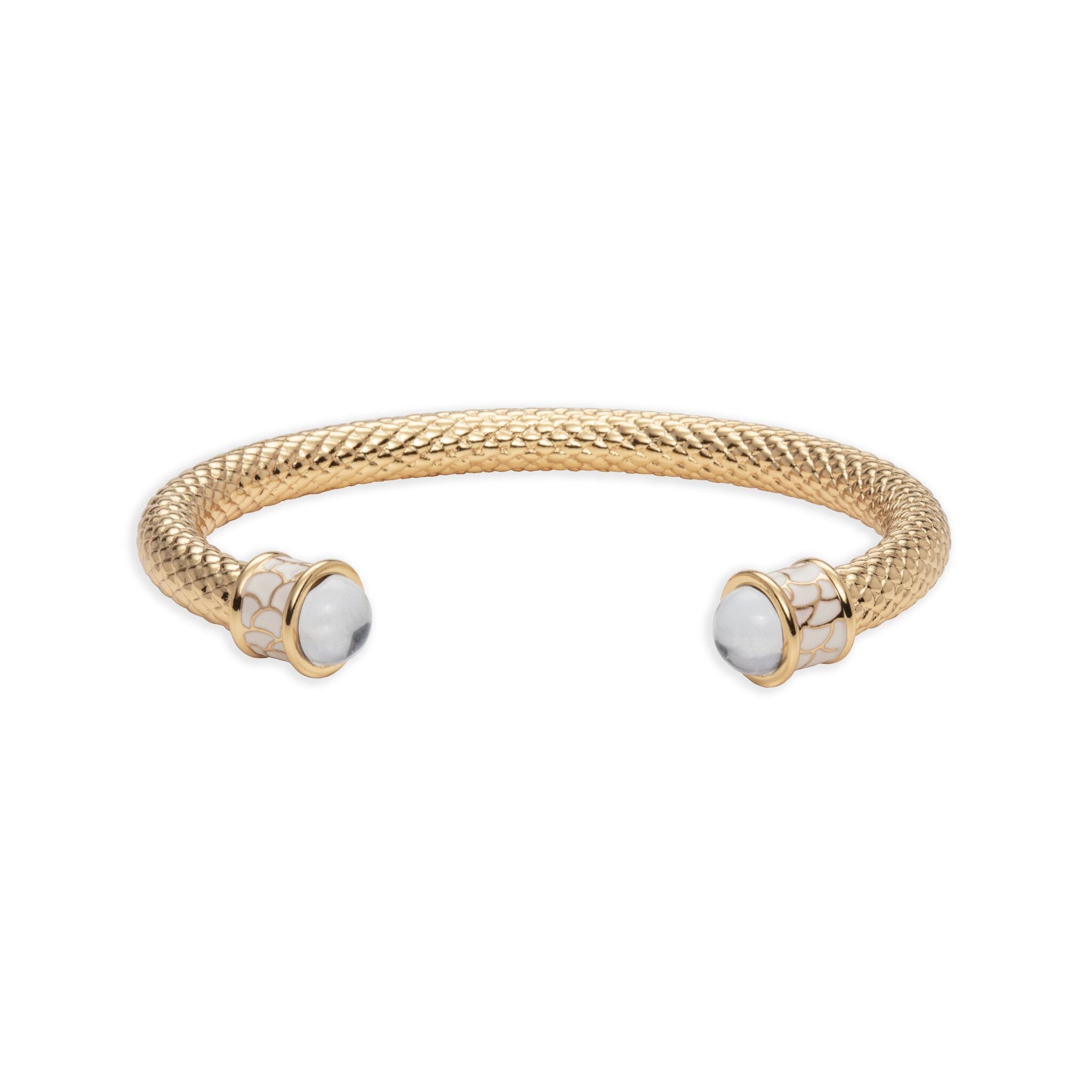 Halcyon Days Salamander Torque Diamond & Gold Bangle Women's Fine Bangle Bracelet