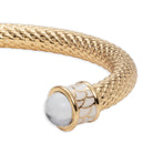 Halcyon Days Salamander Torque Diamond & Gold Bangle Women's Fine Bangle Bracelet, alternate view