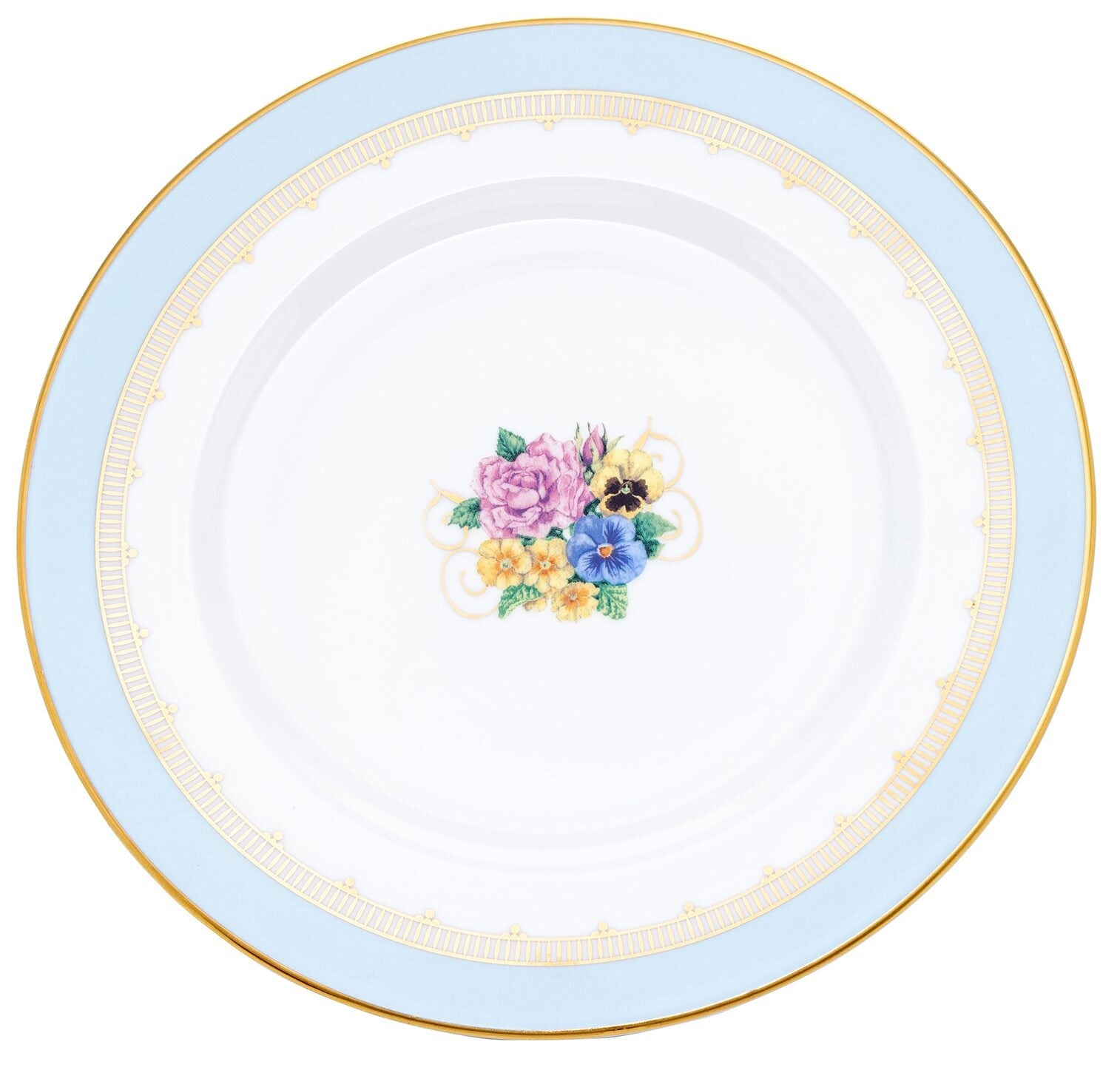 Halcyon Days Shell Garden 8" Plate