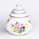 Halcyon Days Shell Garden Covered Sugar Pot Sugar Bowl