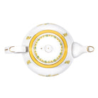 Halcyon Days Shell Garden Floral Primula Early Morning Teapot, alternate view