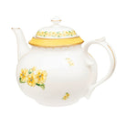 Halcyon Days Shell Garden Floral Primula Early Morning Teapot, alternate view