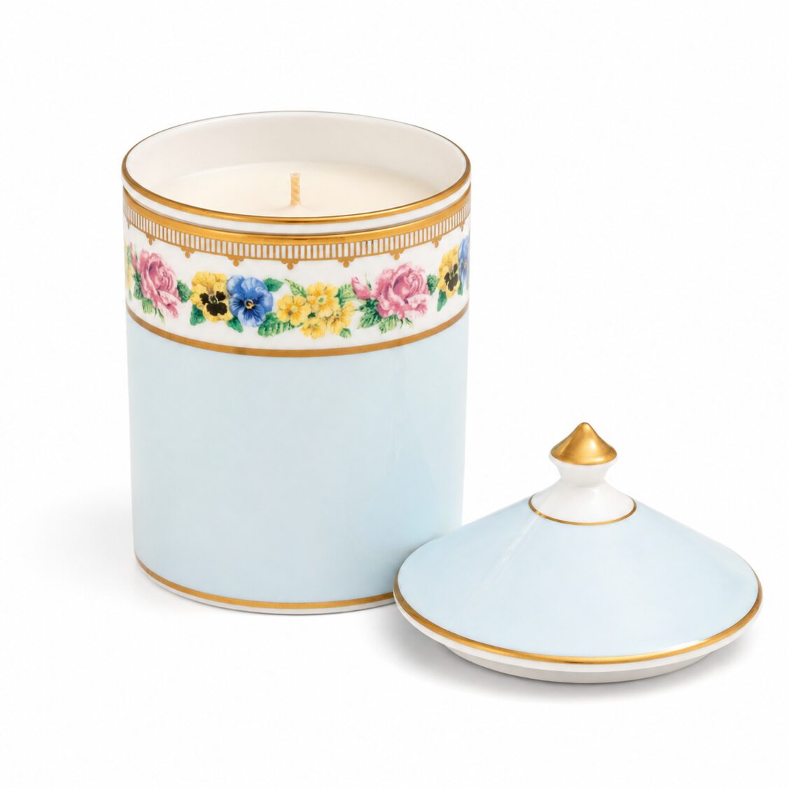 Halcyon Days Shell Garden Hyacinth Lidded Candle, alternate view