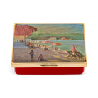 Halcyon Days Sir Winston Churchill ‘Beach Scene on the Riviera' Enamel Box