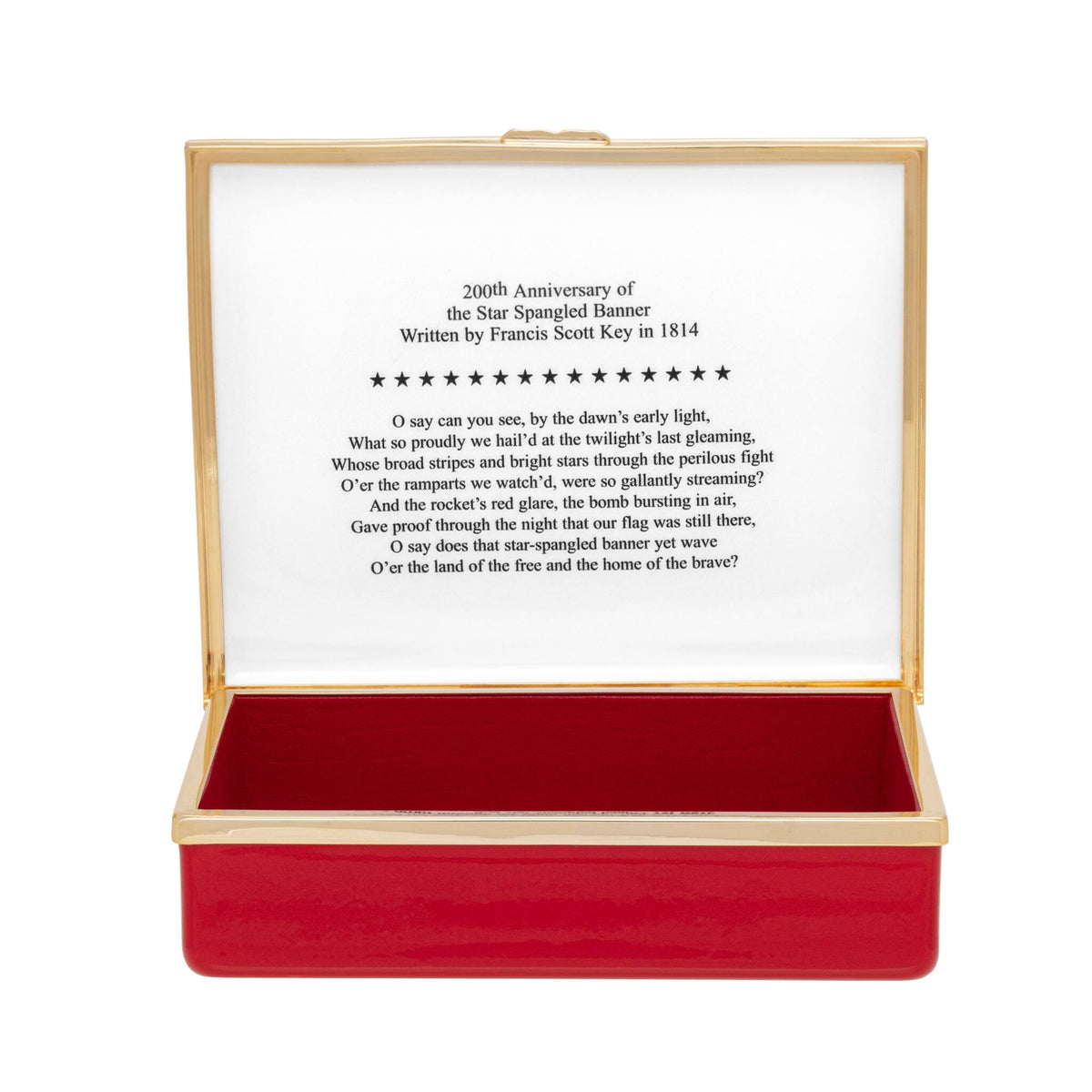 Halcyon Days Star-Spangled Banner Prestige Enamel Box, alternate view