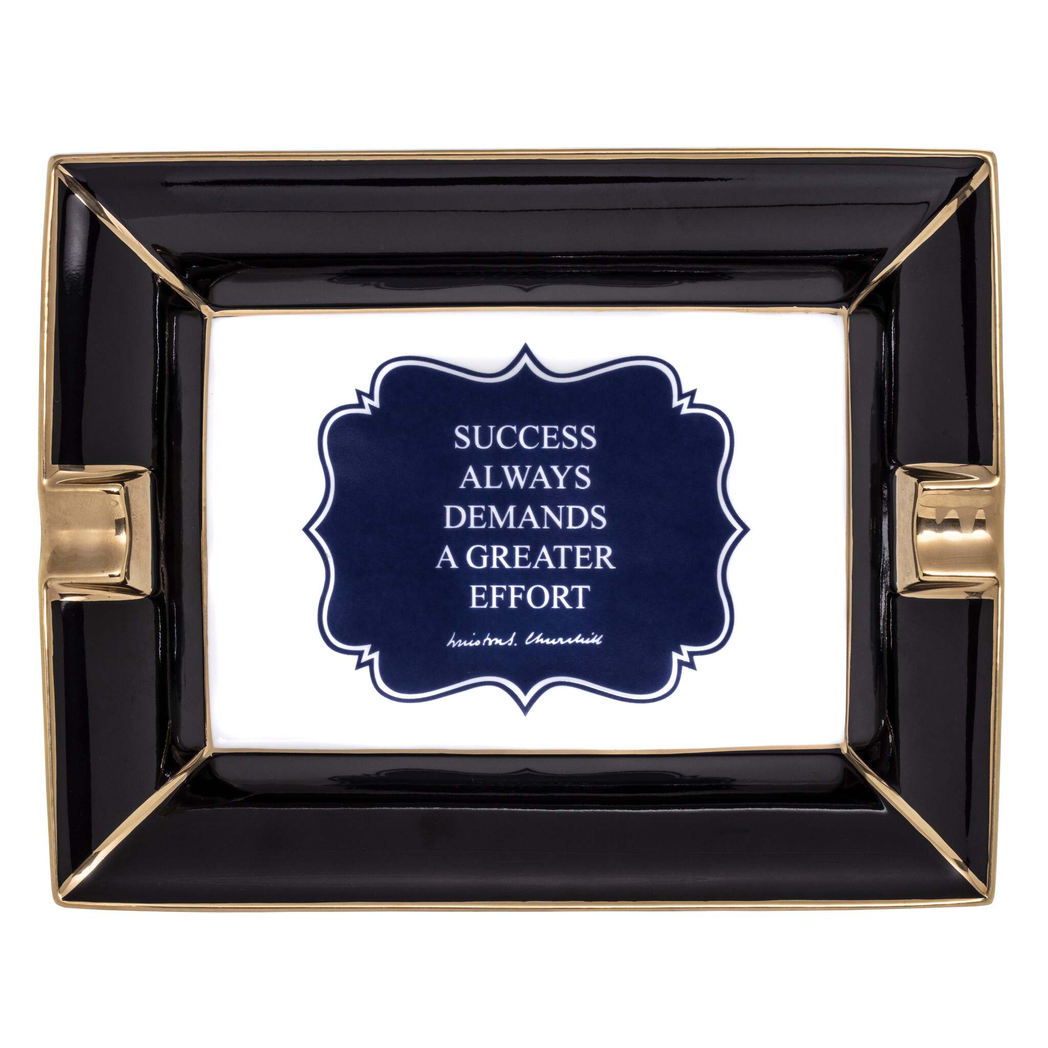 Halcyon Days 'Success Always Demands' Trinket Tray