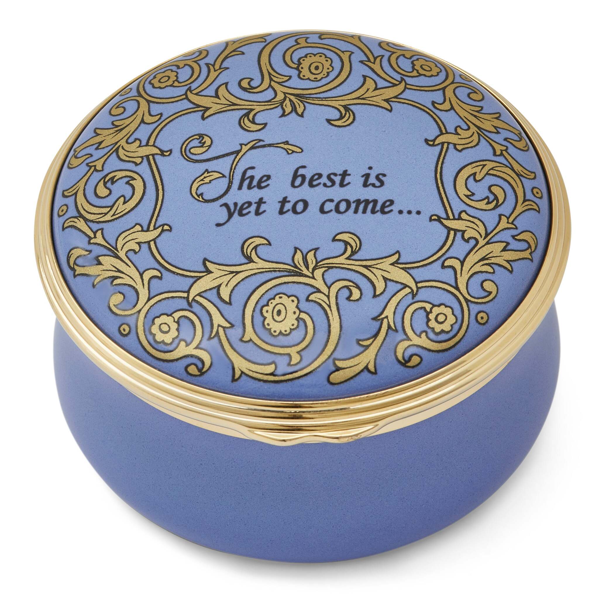 Halcyon Days The Best Is Yet To Come Enamel Box - Personalised