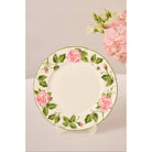 Halcyon Days The King's Rose 8" Audley Plate, alternate view