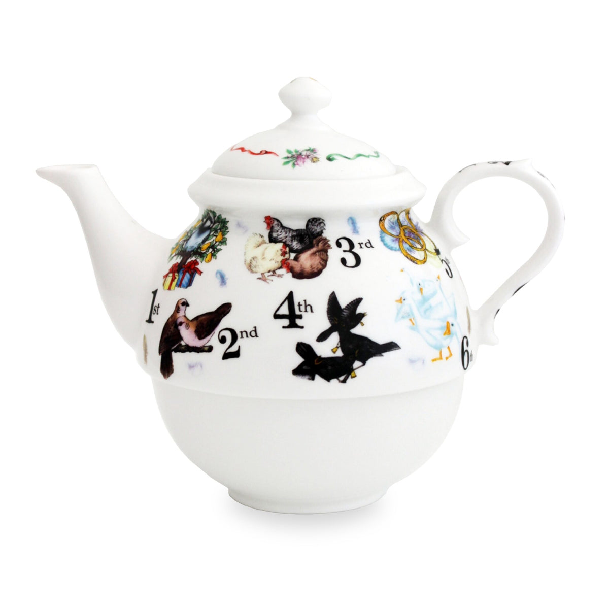 Halcyon Days The Twelve Days of Christmas Tea For One Tea Set, alternate view