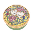 Halcyon Days "To Love and Be Loved" Enamel Box