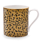 Halcyon Days Tug Rice Leopard Print - Fine Bone China Mug