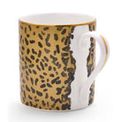 Halcyon Days Tug Rice Leopard Print - Fine Bone China Mug, alternate view