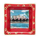 Halcyon Days Tug Rice "Life Guards on Parade" - Fine Bone China Square Trinket Tray