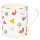 Halcyon Days Tug Rice "Love You" - Fine Bone China Mug in White