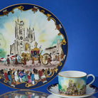Halcyon Days Tug Rice "The Coronation At Westminster Abbey" - Fine Bone China Teacup & Saucer