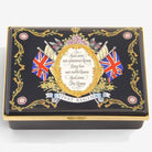 Halcyon Days "Vivat Regina" Prestige Enamel Box Navy