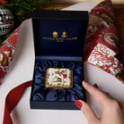 Halcyon Days Waiting For Christmas Enamel Box