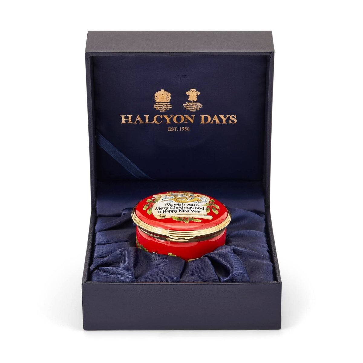Halcyon Days We Wish You a Merry Christmas Musical Box, alternate view