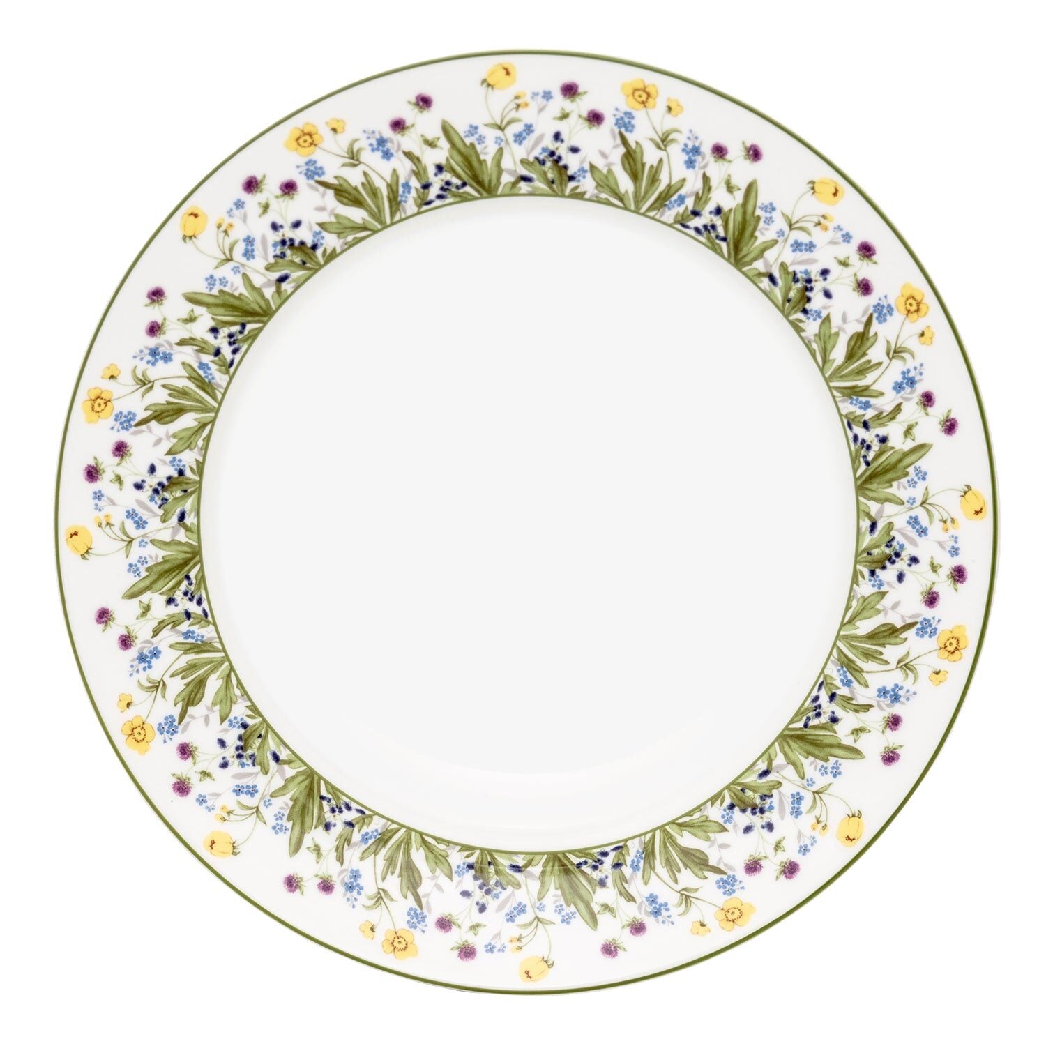 Halcyon Days Wildflower Meadow 9” Rim Bowl Plate