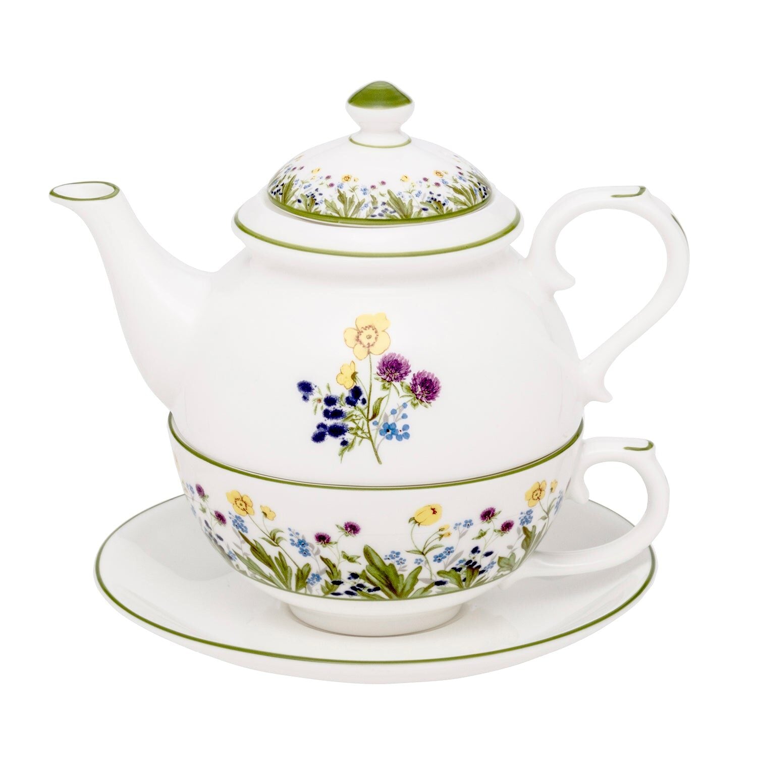 Halcyon Days Wildflower Meadow Tea For One Teapot