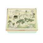 Halcyon Days Winnie-the-Pooh "Hundred Acre Wood" Enamel Box in Mint Green