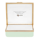 Halcyon Days Winnie-the-Pooh "Hundred Acre Wood" Enamel Box in Mint Green, view 2